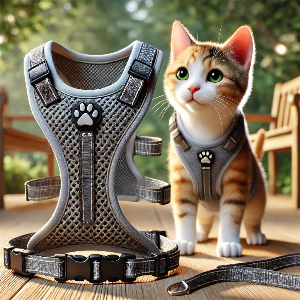 Dog and Cat Harness with Lead Leash