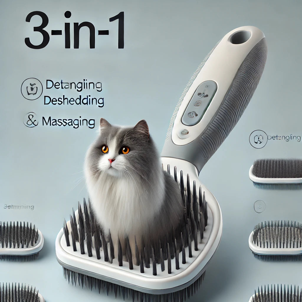 3 in 1 cat brush